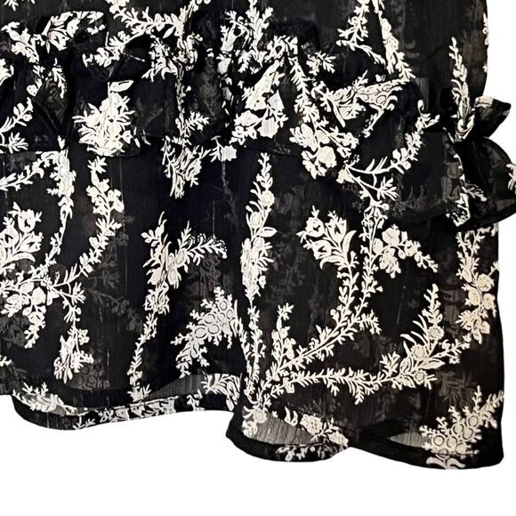 Maeve The Tessa Cold Shoulder Top In Black Size L - Picture 7 of 13